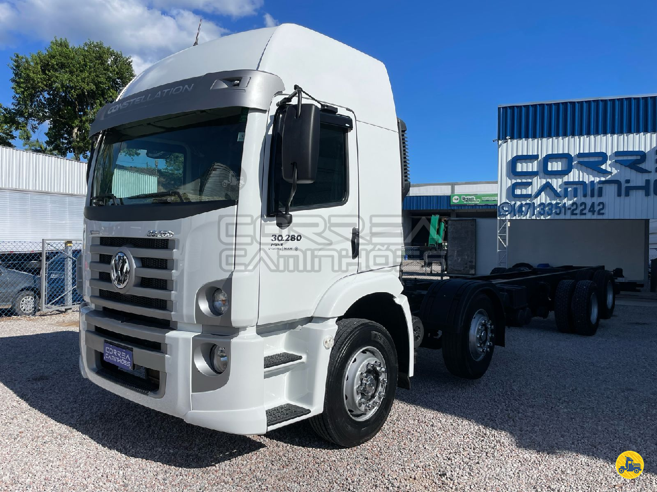 CAMINHAO VOLKSWAGEN VW 30280 Chassis BiTruck 8x2 Correa Caminhões BRUSQUE SANTA CATARINA SC